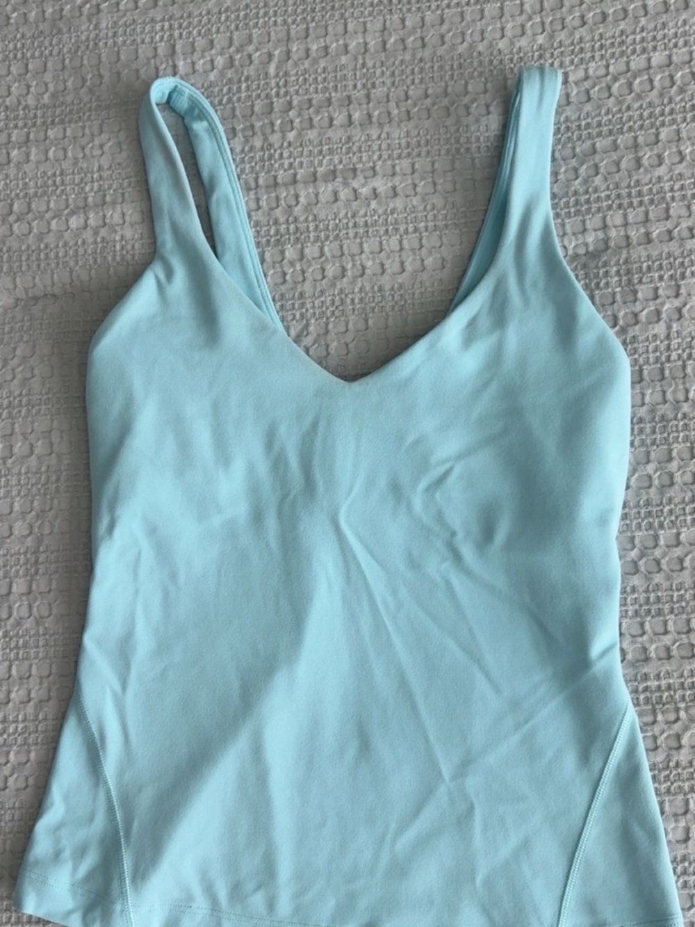 Lululemon Icing blue long align tank